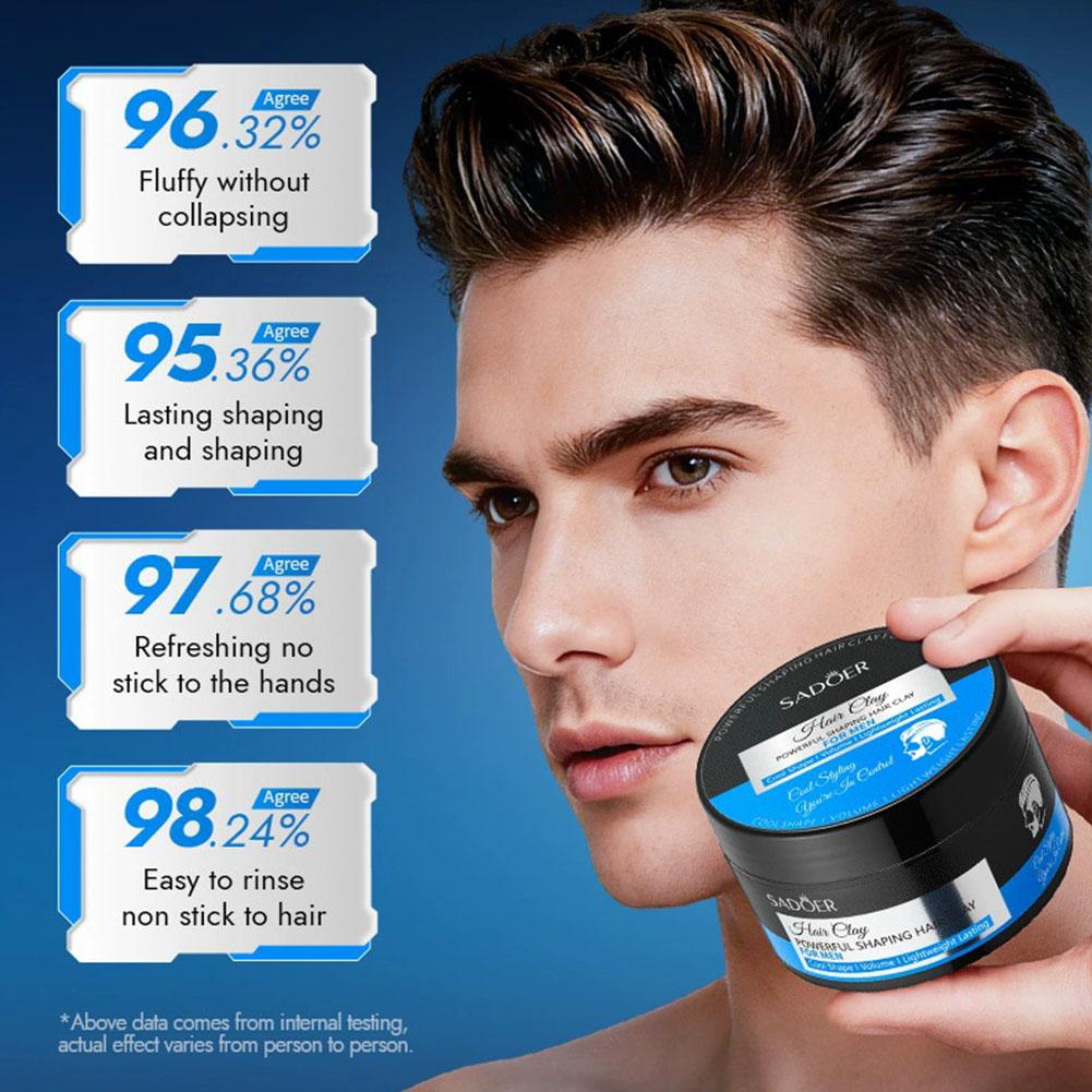 Men'S Grooming Wax - 100g Erkek Saç Şekillendirici Kil Güçlü