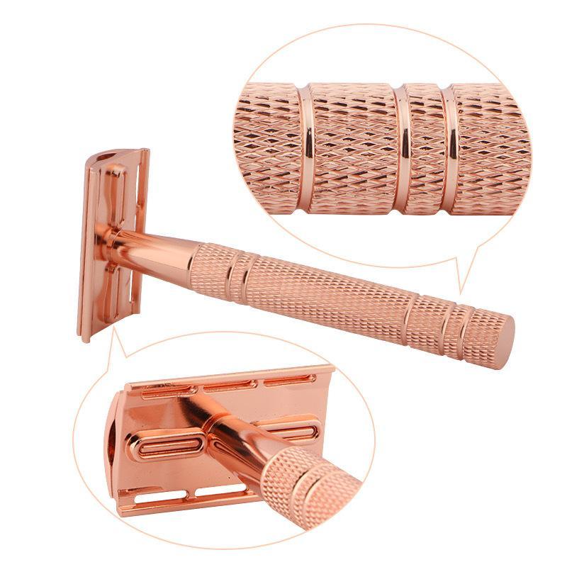 Men'S Grooming Hair Removal - Çevre Dostu Yeniden Kullanılabilir Metal Güvenlikli