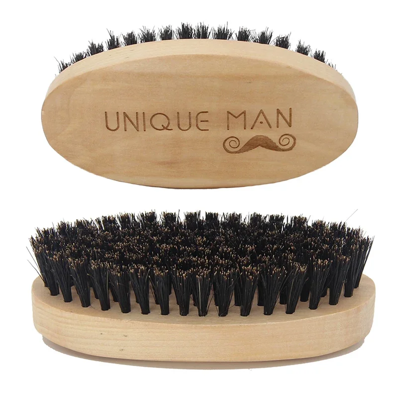 Men'S Beard Grooming - Ahşap Saç Sakal Fırçası Erkekler Için