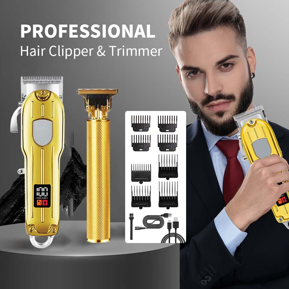 Men'S Grooming Set - Erkekler için 2'si 1 Arada Elektrikli