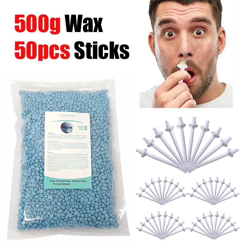 Men'S Grooming Wax - Taşınabilir Burun Balmumu Kiti 50g-500g Erkekler