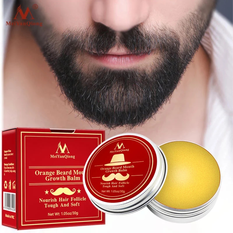 Men'S Grooming Wax - Doğal turuncu organik sakal yağı sakal