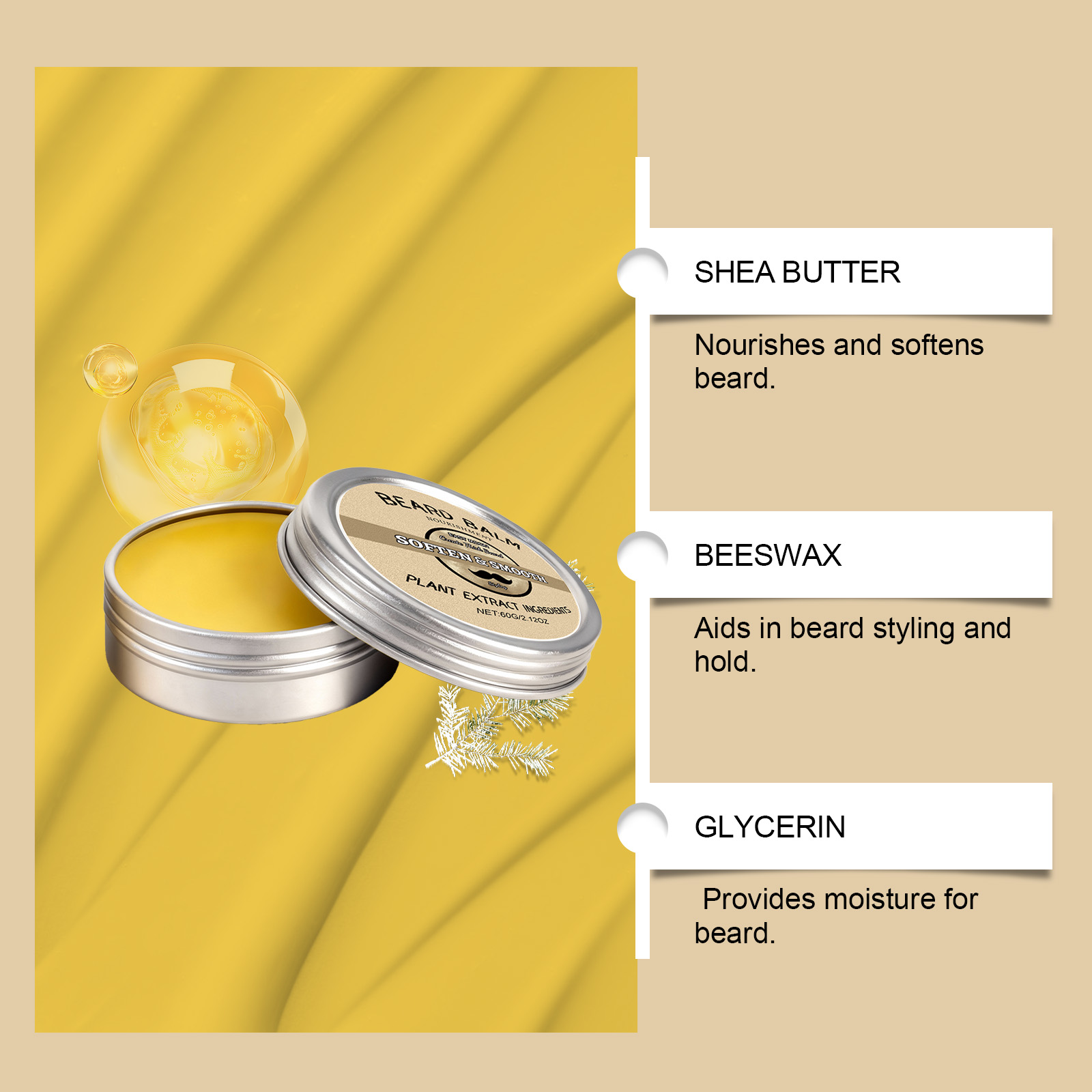 Erkek Sakal Bakım Wax'ı - Pürü - Men'S Grooming Wax incelemesi ve fiyatı
